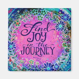 Rosa florale Inspirationsfreude im Reisespass Magnet