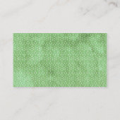 Rosa florale Kaktus teilen sich eine Rezeptionskar Begleitkarte (Rückseite)