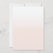 Rosa florale Muttertagsbrunch-Party Einladung (Rückseite)