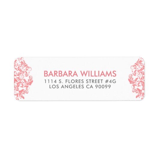 Rosa, florale Rahmen (Vorne)