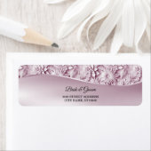 Rosa florale Rücksendeadresse (Insitu)