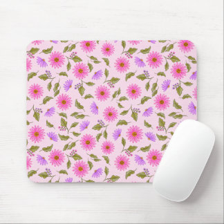 Rosa florale Spitzendesign-Mauspad Mousepad