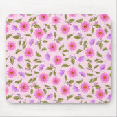 Rosa florale Spitzendesign-Mauspad Mousepad (Vorne)