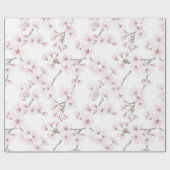 Rosa florale Verpackung Kirschbaum-Geschenkpapier Geschenkpapier (Flach)