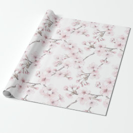 Rosa florale Verpackung Kirschbaum-Geschenkpapier Geschenkpapier