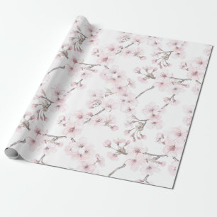 Rosa florale Verpackung Kirschbaum-Geschenkpapier Geschenkpapier