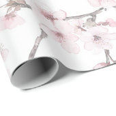 Rosa florale Verpackung Kirschbaum-Geschenkpapier Geschenkpapier (Rolleneckpunkt)