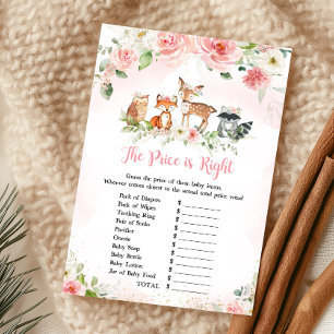 Rosa Florale Wald-The Price Is Right-Spiel