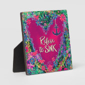 Rosa florale Weigerung, Ankerinspirivität zu versi Fotoplatte (Vorderseite)