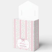 Rosa florale Wildblumen Coquette-Party Geschenkschachtel (Offen)