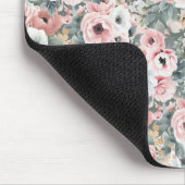Rosa floraler botanischer Name Mousepad (Ecke)