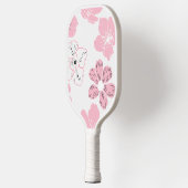 Rosa Florales Pickleball-Paddel Pickleball Schläger (Links)