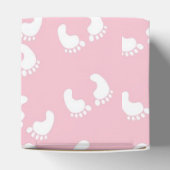 Rosa florales rustikales Holz Danke Cupcake Box Geschenkschachtel (Oben)