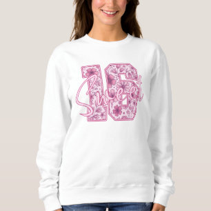 Rosa florales Sweet 16 Elegantes 16. Geburtstagsge Sweatshirt