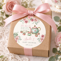 Rosa Florales Teekränzchen mit der werdenden Mutte