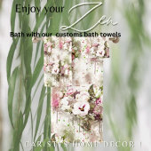 Rosa Florals Badhandtuch Set