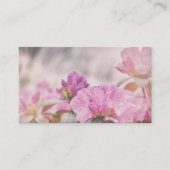 Rosa Floret Blumen Sommerblüten Visitenkarte (Vorderseite)