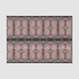 Rosa Flower Design Seidenpapier