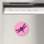 Rosa Flügel Libelle Magnet (In Situ (Geschirrspüler))