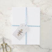 Rosa Flugzeug-Geschenkanhänger Geschenkanhänger (Mit Garn)