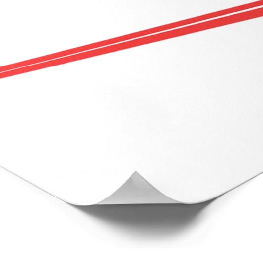 rosa Flugzeug Poster (Ecke)