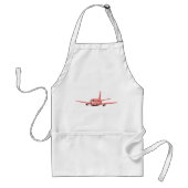 rosa Flugzeug Schürze (Vorne)