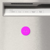 Rosa fluoreszierendes Neon-Monogramm Magnet (In Situ (Geschirrspüler))