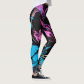 ROSA FLUSS-EINZIGARTIGE GEMALTE LEGGINGS (Rechts)