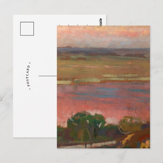 Rosa Fluss | Jan Stanisławski Postkarte (Vorne/Hinten)