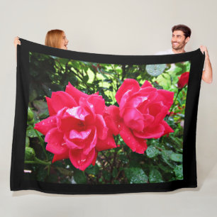 ROSA FLUSSFLOCKENDECKEN FLEECEDECKE