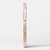 Rosa flüssige Marmorgoldfarbe Case-Mate iPhone Hülle (Rückseite / Links)