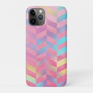 Rosa Folien-Look Chevron Case-Mate iPhone Hülle