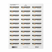 Rosa Folklore Blume Schwarz & Weiß Moderne Hochzei (Vorne)