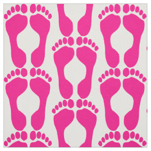 Rosa Foot-Stoffe Stoff