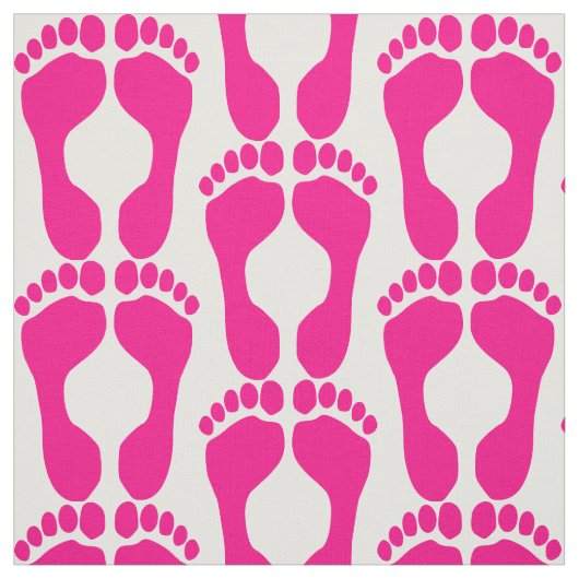 Rosa Foot-Stoffe Stoff (Muster)