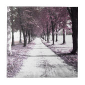 rosa Forrest Gump Straße Fliese (Vorderseite)