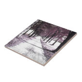 rosa Forrest Gump Straße Fliese (Seite)