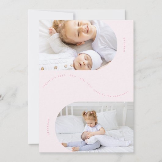 Rosa Foto Ankündigung (Rückseite)