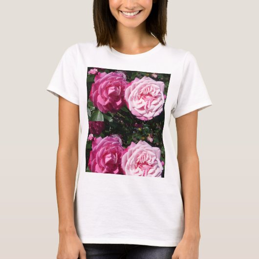 Rosa Foto Art T Shirt (Vorderseite)
