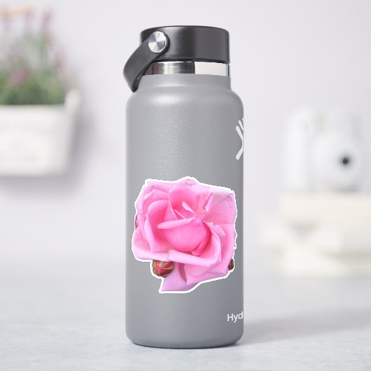 Rosa Foto Aufkleber (HydroFlask)