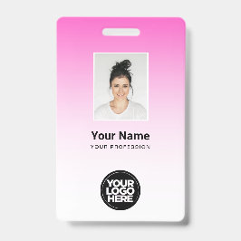 Rosa Foto-Bar-Logo Ausweis