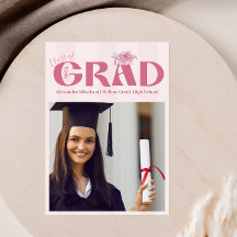 Rosa Foto Coquette Bow Graduation Party