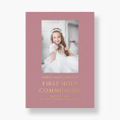 Rosa Foto Girl del Malcantone Folieneinladung