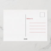 Rosa Foto Grad Party Einladung (Rückseite)