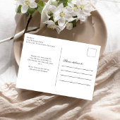 Rosa Foto Hochzeit Danke Skript Kranz Postkarte