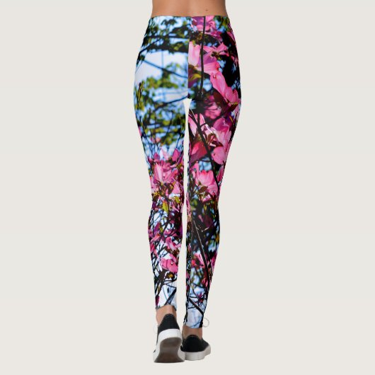 Rosa Foto Leggings (Rückseite)