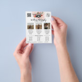 Rosa-Foto-Logo für Blumengold Flyer (Gruppe)