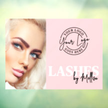 Rosa Foto Logo Wimpern
