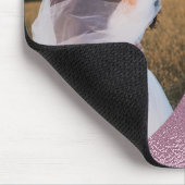 Rosa Foto Mousepad (Ecke)