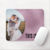 Rosa Foto Mousepad (Mit Mouse)